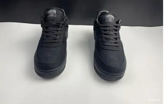 Black Stussy Nike Force Air Low 1 CZ9084-001 0609